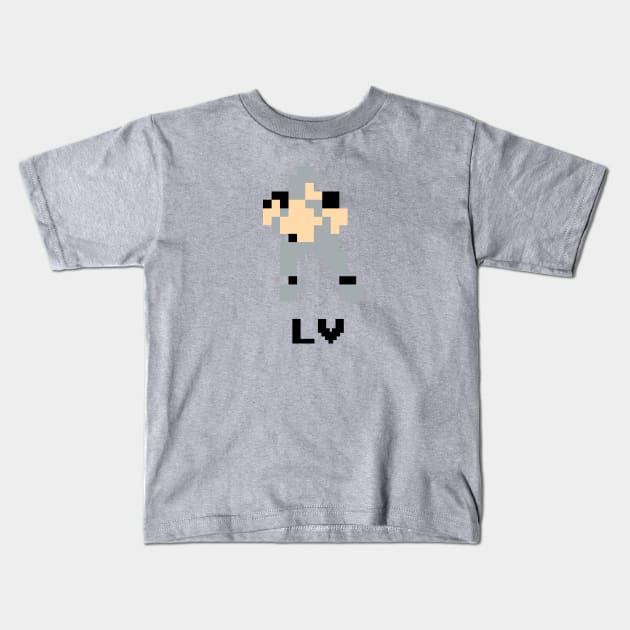 8-Bit Quarterback - Las Vegas Kids T-Shirt by The Pixel League